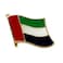 Party Magic UAE National Flag Pins 4-Pieces 3 cm