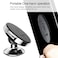 Baseus Car Phone Holder Magnetic Mobile Holder For Car Dashboard Car Phone Mount Adhesive Car Mount Holder Magnetic Phone Mount Compatible With iPhone 15/14/13 Galaxy S23 S22 (Not Magsafe) Black