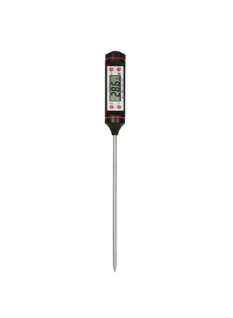 Generic Digital Food Temperature Thermometer Black/Silver