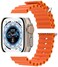 New 2023 Smartwatch Series 8 for outdoor Sport health heart rate (Orange Ocean)