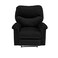 إن هاوس كرسي استرخاء ثابت منجد بالمخمل - أسود - NZ110