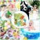 Copop Bubble Machine Bubble Gun Giant &amp; Small Bubble Blower With 2 Bubble Wands, Bubble Machine For Kids Dip &amp;Press Bubble Gun 800+ Bubbles Per Minute 2 X 8 Oz Bubble Solution Included