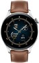 Huawei Watch 3, Connected GPS Smartwatch With Sp02 and All-Day Health Monitoring, 14 Days Battery Life, Brown Leather Strap