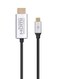 Promate - USB-C to HDMI Cable, Premium USB Type-C to 4K 60Hz HDMI Cable Adapter (Thunderbolt 3 Compatible) with UHD Support and 1.8m Cable for MacBook Pro, Chromebook Pixel, Samsung S9, S8, Note 8, HD