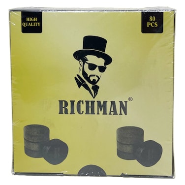 ريتشمان فحم سريع الإحتراق - أسود -