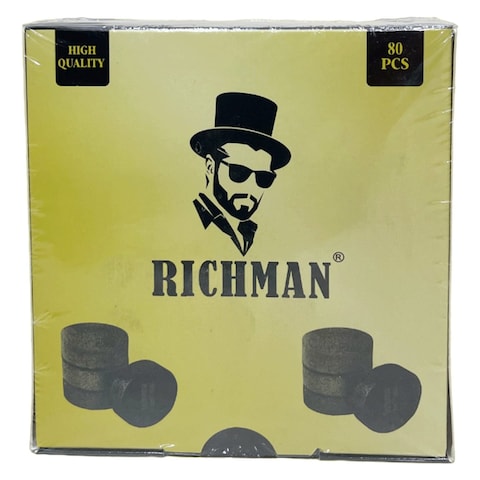 Richman Fast Burning Charcoal Black