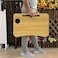Nexsysuk Multi Purpose Folding Bed Table Laptop Tray With Ipad Holder Cup Slot Adjustable Anti Slip Legs Foldable For Indoor Outdoor Camping Study