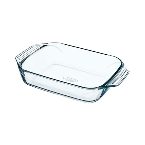 Pyrex Optimum Rectangular Roaster - 2.2 Liters - Clear