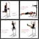 Marshal Fitness Power Tower Chin Up Bar Push Pull Up Knee Raise Weight Bench Gym Station Home Gym