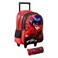 Miraculous Lady Bug True Love Trolley Bag + Pencil Case