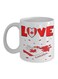 muGGyz Printed Ceramic Coffee Mug White 11Ounce