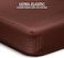 Hotel Linen Klub Reversible Down Alternative Comforter Set, Ultra Soft Brushed Stripe Microfiber Fabric, 200GSM Soft Fibersheet Filling, Size: Single 160 x 200cm, Chocolate &amp; Cream