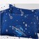 GOLDEN HOME  6-Piece King Size Duvet Cover Set, 1 Duvet Cover + 1 Fitted Sheet + 4 Pillow Cases, Microfibre, Muesli