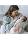 Moon Bamboo Muslin Wrap Swaddle Plain And Flamingo Print