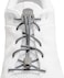 LOCK LACES Reflective Elastic No Tie Shoelaces, One Size Fits All Gray