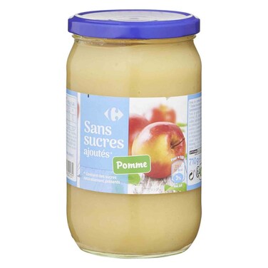 Carrefour Apple Fruit Puree No Added Sugar 710GR
