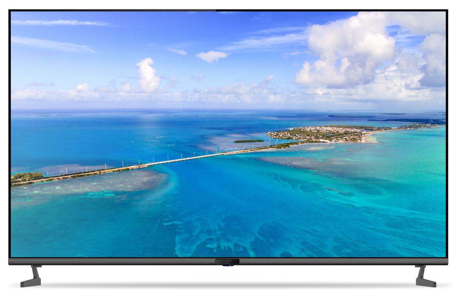 Buy Telezone - 65 Inches 4K Smart Frameless LED TV Online | Carrefour KSA