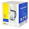 MyChoice Glass Kettle MKT-301GB Black And Silver 1.7L