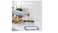Food container with lid, rectangular stainless steel/plastic1.0 l