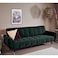 In House Montella 2 In 1 Sofabed Linen Upholstered - Dark Green