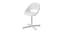 Children's desk chair, white