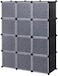 Generic 12-Cube Closet Storage Plastic Cabinet With Doors