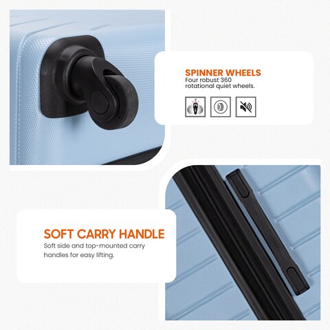 Luggage Set of 4 PCS ABS Hardside Travel Luggage Bag 20/24/28/32 Inches