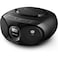 Philips AZ318B Portable CD Soundmachine With FM Radio Black