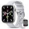 Smart Watch Women(Answer/Make Calls), 2023 Newest 1.8'' Bluetooth Smart Watch For Android Phones, IP68 Waterproof Outdoor Fitness Tracker With Heart Rate/SpO2/Sleep Monitor, Smartwatch Grey