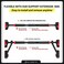 Doorframe 880LBS Max Capacity Pull Up Bar for Door   Multipurpose  30.9&rdquo;-38.6&rsquo;&rsquo; Width   Non-Slip Chin Up Bar Doorway No Screws