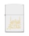 Zippo Classic Lighter 214-MP401081 Abudhabi Sheikh Zayed Grand Mosque Design |Windproof | White Matte