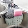 Generic-CK718 Kitchen Sink Shelf Soap Sponge Drain Rack Holder Double Decker Hanging Basket