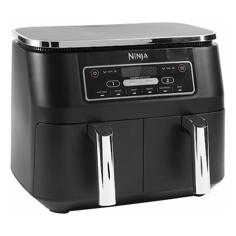 Ninja Foodi Dual Zone Air Fryer AF300ME Granite Grey 7.6L