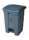 Akc Durable Trash Bin With Pedal Grey 45L