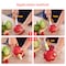 Decdeal - Apple Corer Stainless Steel Fruit Corer Remover Premium Pear Core Remover Tool with Sharp Serrated Blade