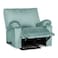 In House Velvet Classic Recliner Chair - Light Turquoise - H1