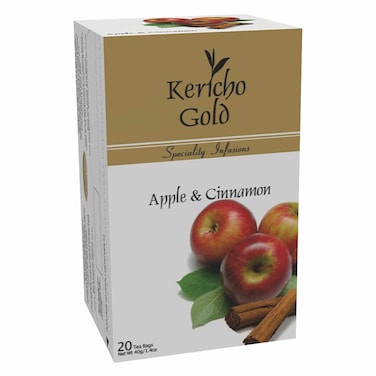 Kericho Gold Apple And Cinnamon Tea Bags 2g x Pack of 20