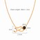 Aiwanto Necklace Simple Pendant Neck Chain Necklace