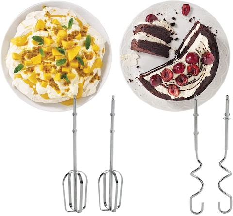 Kenwood Hand Mixer 300W, 5 Speeds plus turbo, Compact and Light Weight with Kneaders and Beaters - HMP20.000WH
