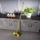 Royalford 31 Cm Floor Broom With A Long Handle- Rf11651 Large And Wide Broom Head For All Floor Types Ideal For Sweeping And Cleaning Room, Bathroom, Kitchen, Light-Weight Yellow And Black