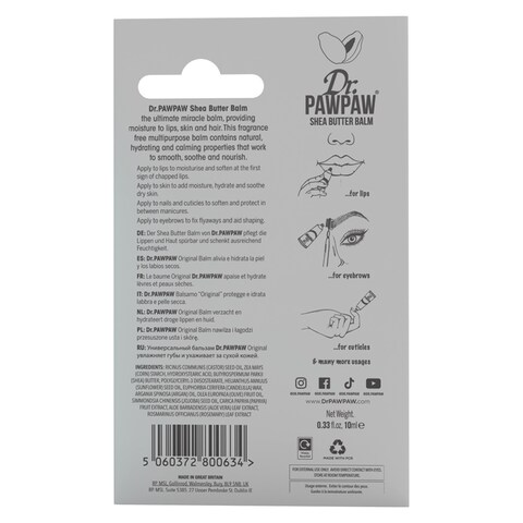 Dr. Pawpaw Shea Butter Multipurpose Soothing Balm White 10ml