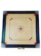 Child Toy Wooden Carrom Board With 24 Coins &amp; Striker Set-36x36 Inches