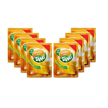 Tang Orange Juice Powder 125 gr (Pack of 8)