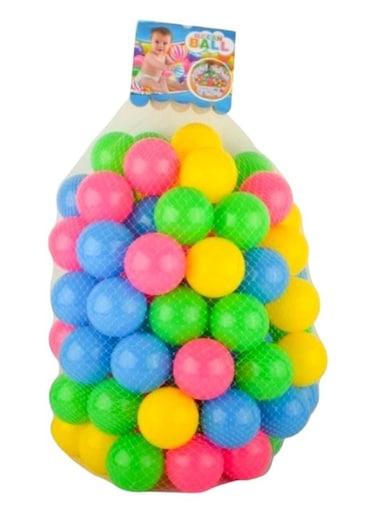 Rolly Toys 50-Piece Soft Ocean Pit Toy Balls Play Set Multicolored For Age Group 1+ Years
