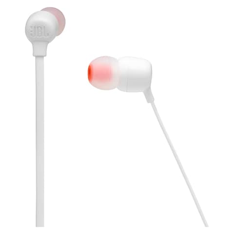 JBL Tune 125BT Wireless Headphone In-Ear With Pure Bass White