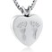 Always In My Heart Baby Feet Ashes Keepsake Urn Pendant Necklace Cremation Urns Memorial Jewelry