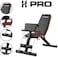 H PRO Multi-function Adjustable Weight Bench Dumbell Stool with an Extreme Elastic Rope-HM7772