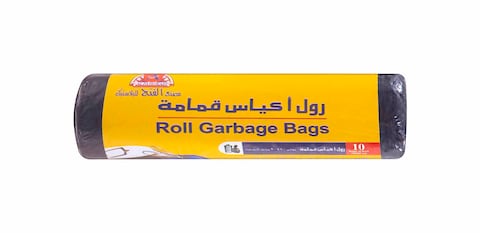 رول اكياس قمامة الفتح، 70x90 سم - 10 كيس