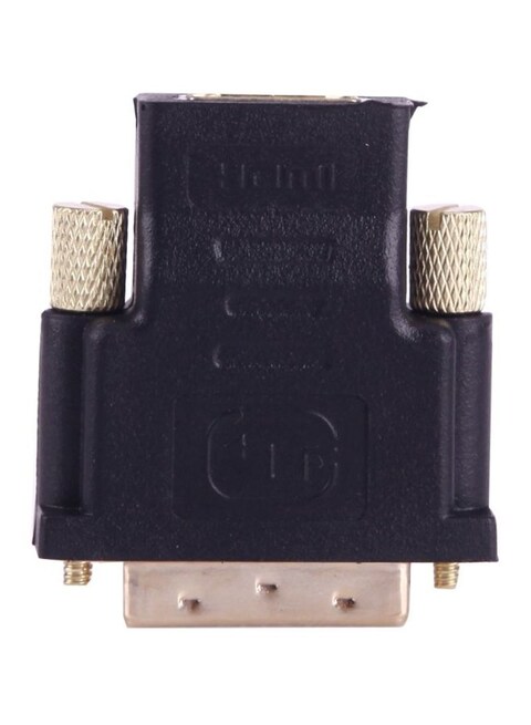 Generic 19 Pin Female To Male Adapter HDMI Black/Gold