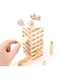 Unique 54-Piece Wooden Tower Building Block And 4-Piece Dice Stacker